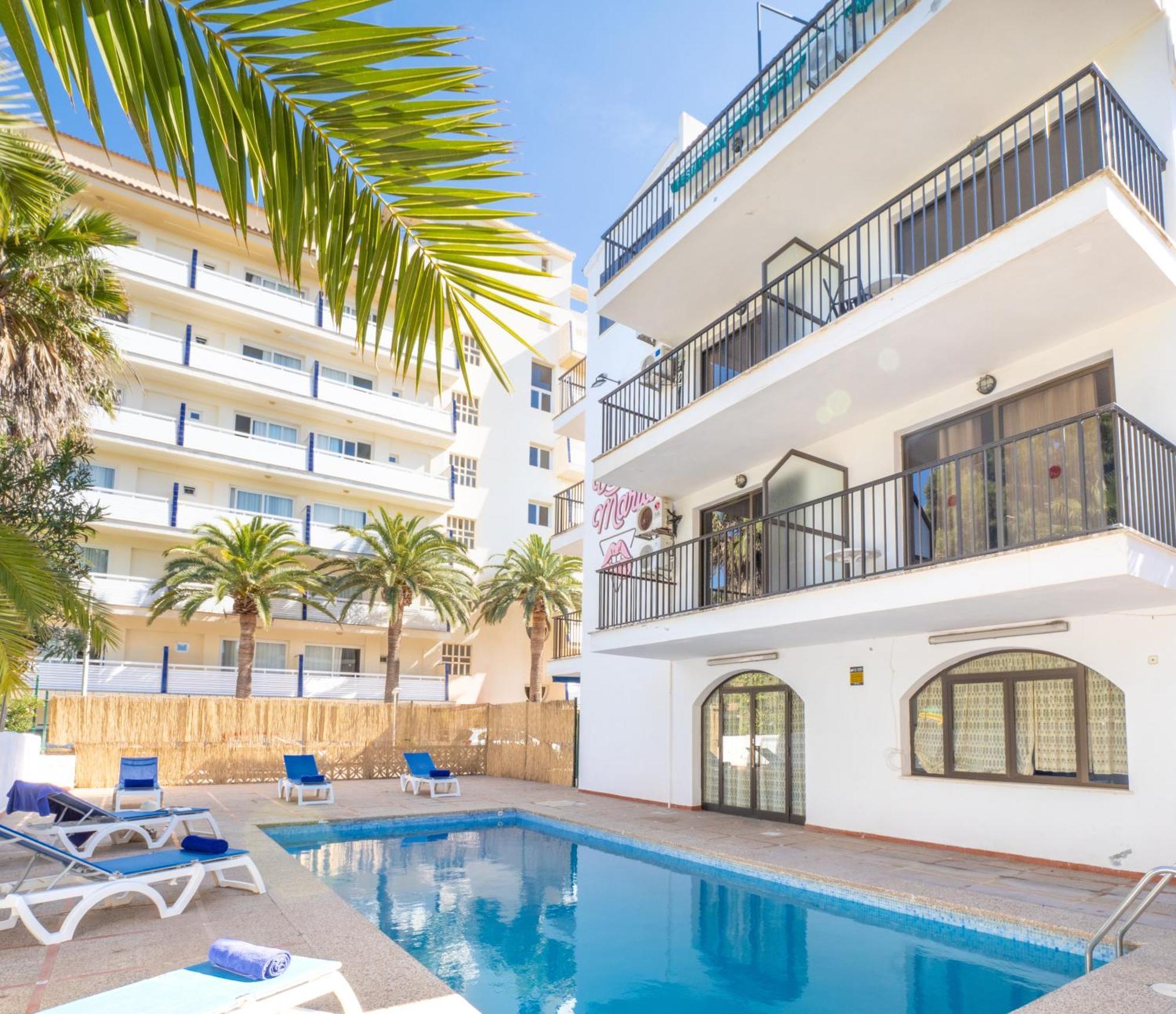 Apartamentos Bella Maria Puerto Colom Kültér fotó