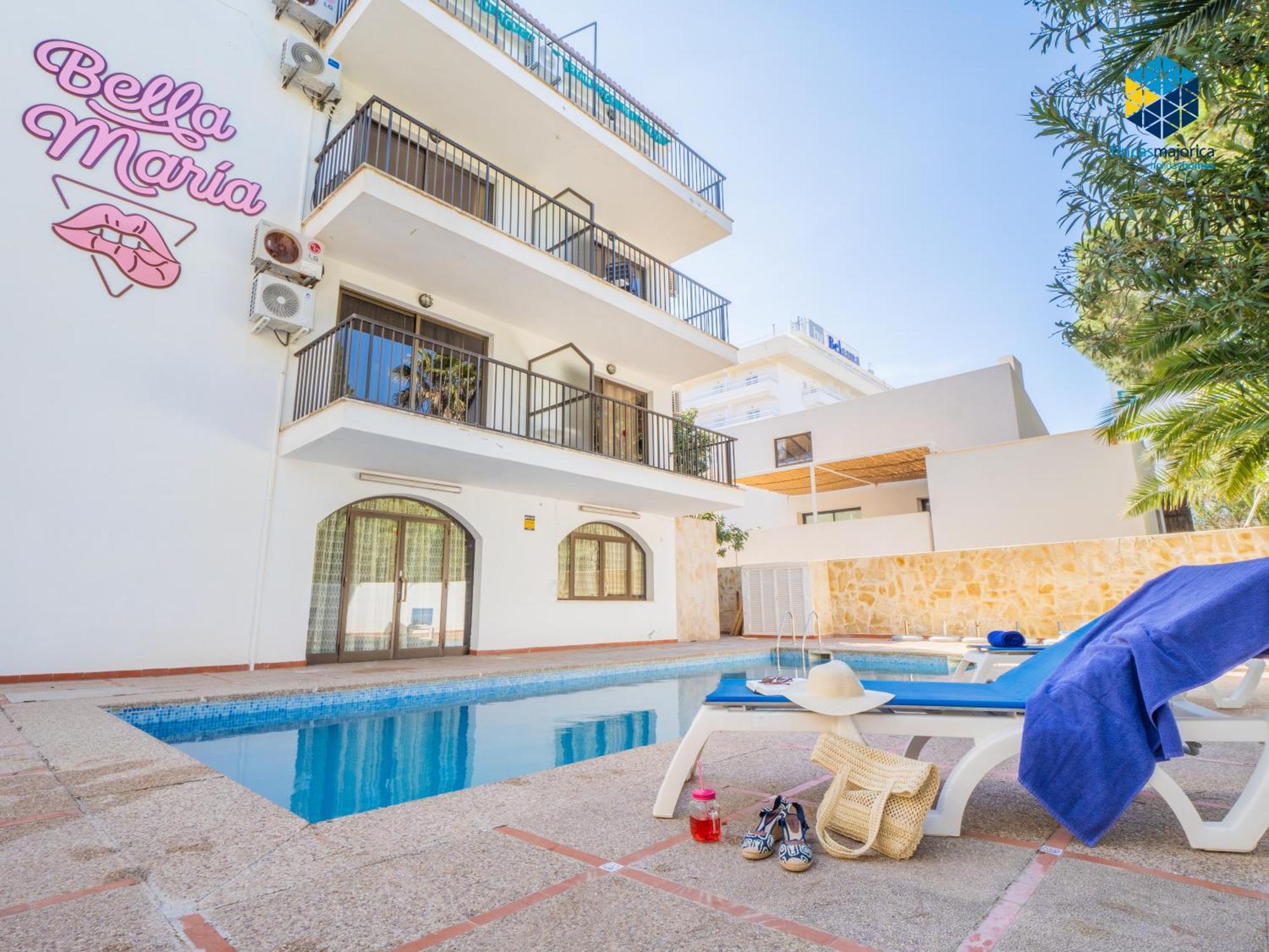 Apartamentos Bella Maria Puerto Colom Kültér fotó